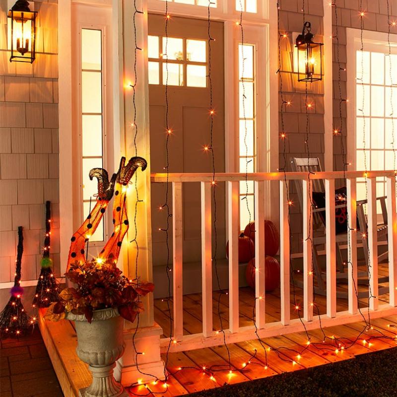 10-Ft. Led Icicle Curtain Lights  |   Lighting & Lamps Home Decor Lighting & Lamps