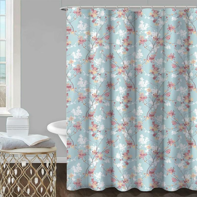 13-Pc. Hanging Silene Shower Curtain Set  |   Curtains & Window Coverings Curtains & Window Coverings Curtains & Window Coverings