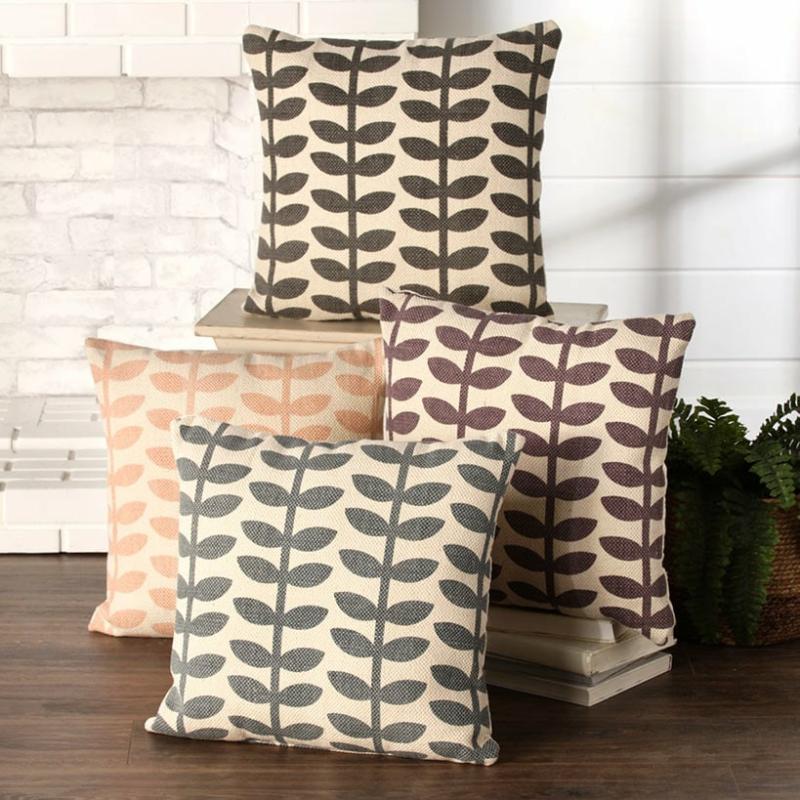 20" Leaves Accent Pillows  |   Throws & Accent Pillows Home Decor Throws & Accent Pillows