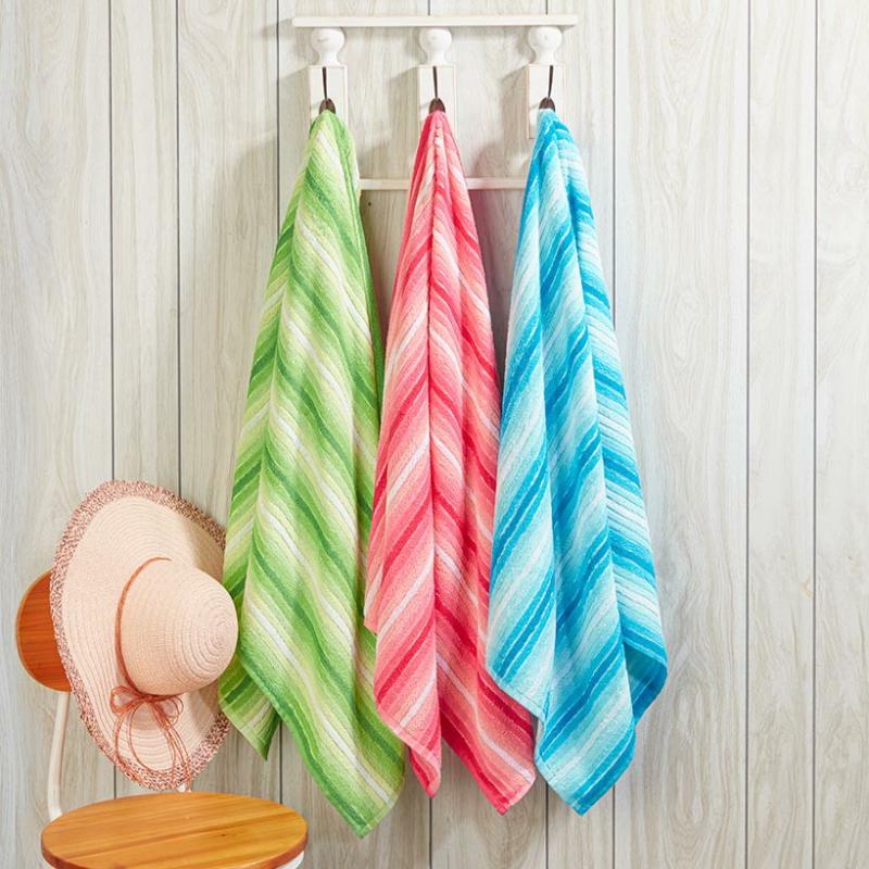 30" X 60" Multi-Stripe Bright Beach Towels  |   Bath & Towels Bath & Towels Bath & Towels