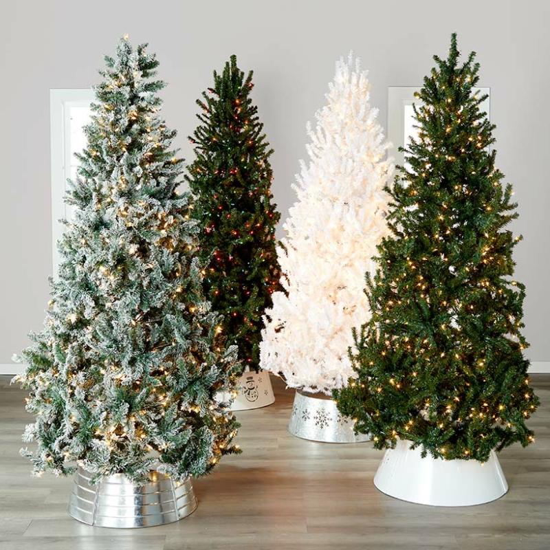 7.5-Ft. Pre-Lit Long Branch Artificial Trees  |   Wreaths & Florals Home Decor Wreaths & Florals