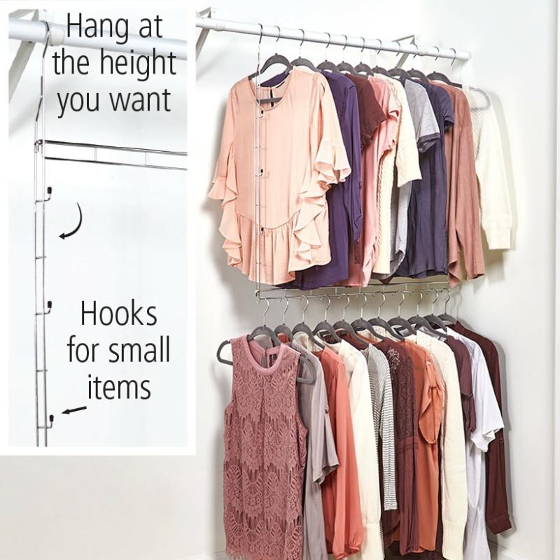 Adjustable Closet Doubler  |   Closet Closet Closet