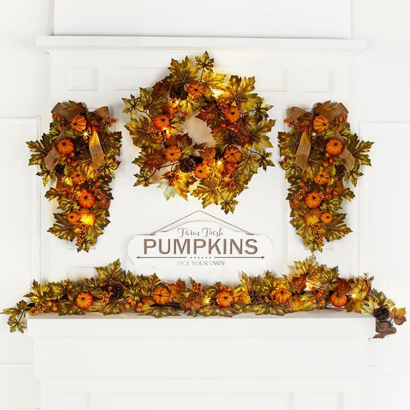 Autumn Leaves And Pumpkins Please  |   Decorative Accents Decorative Accents Decorative Accents