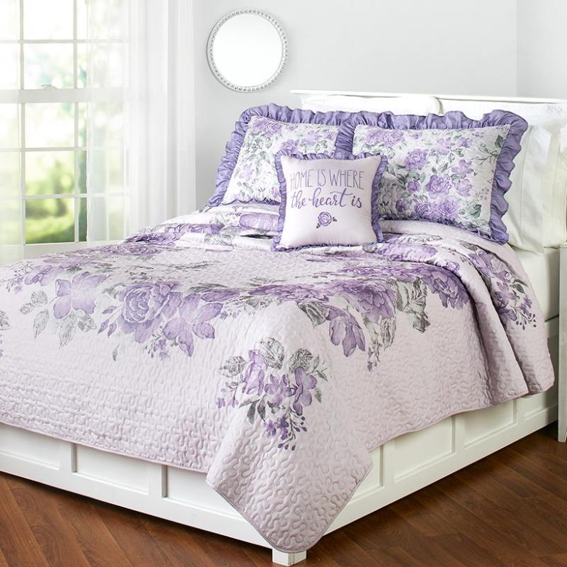 Birmingham Floral Bedding Ensemble  |   Comforters & Quilts Bed & Bath Comforters & Quilts