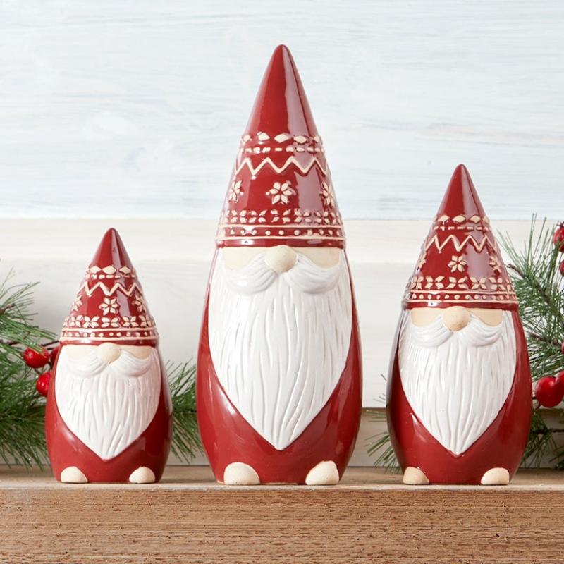 Ceramic Gnome Figurines  |   Decorative Accents Decorative Accents Decorative Accents