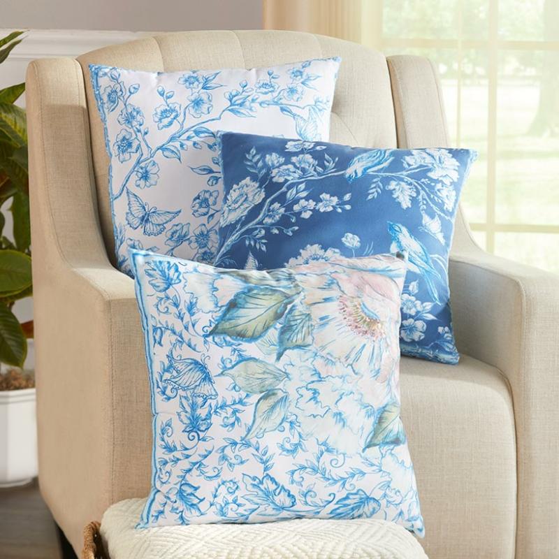 Chinoiserie Accent Pillows  |   Throws & Accent Pillows Home Decor Throws & Accent Pillows