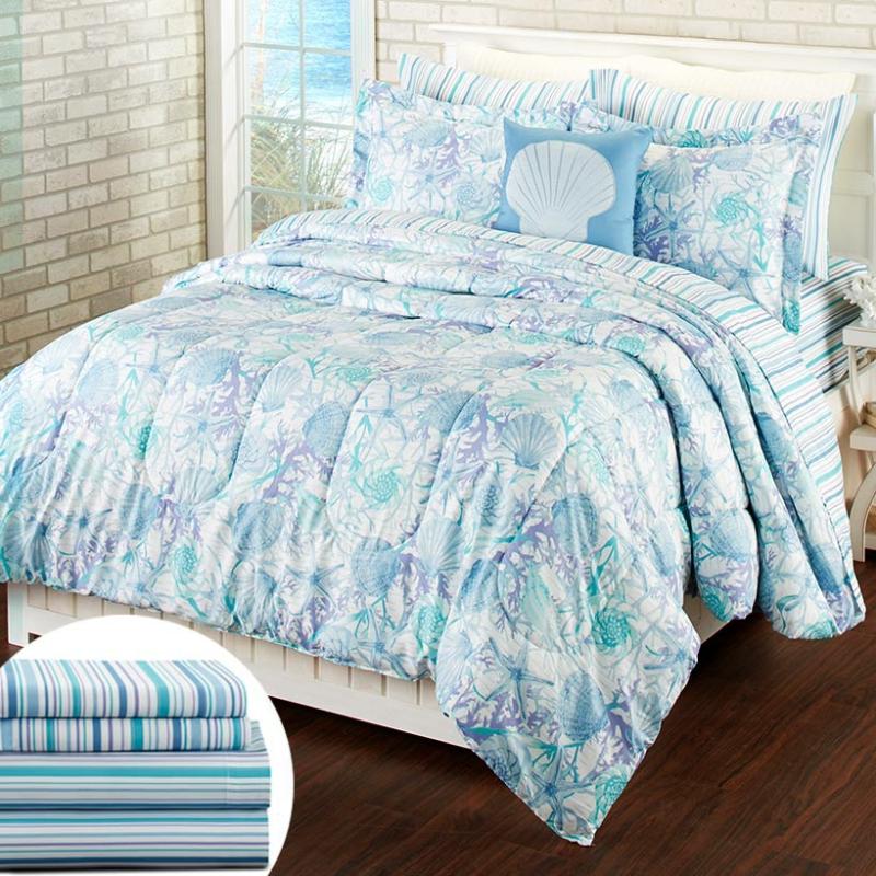 Coastal Garland Bedding Collection  |   Comforters & Quilts Bed & Bath Comforters & Quilts