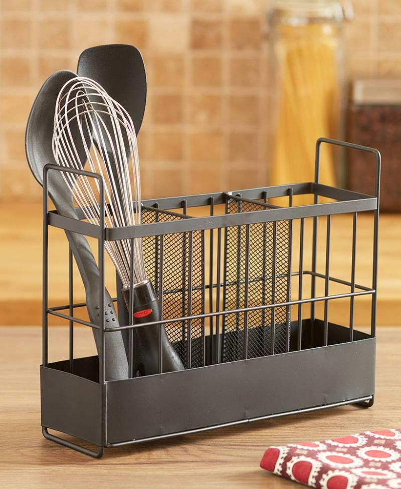 Countertop Wrap And Kitchen Utensil Holders  |   Kitchen & Pantry Kitchen & Pantry Black