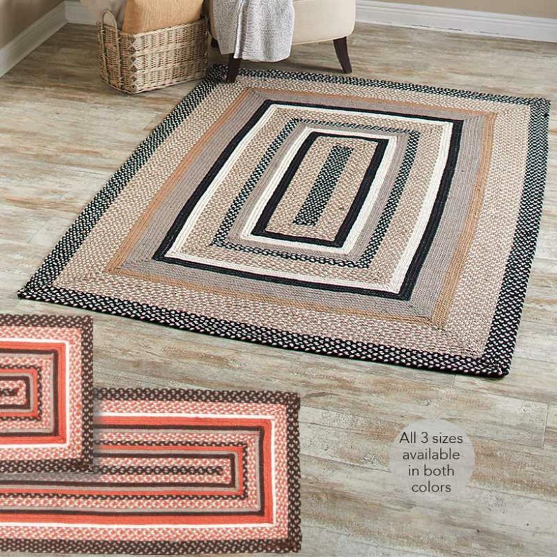 Country Braided Rug Collection  |   Rugs & Doormats Home Decor Multi