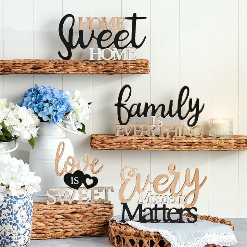 Country Inspiration Word Blocks  |   Decorative Accents Decorative Accents Decorative Accents