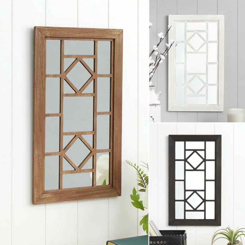 Decorative Wooden Mirror  |   Decorative Accents Decorative Accents Black