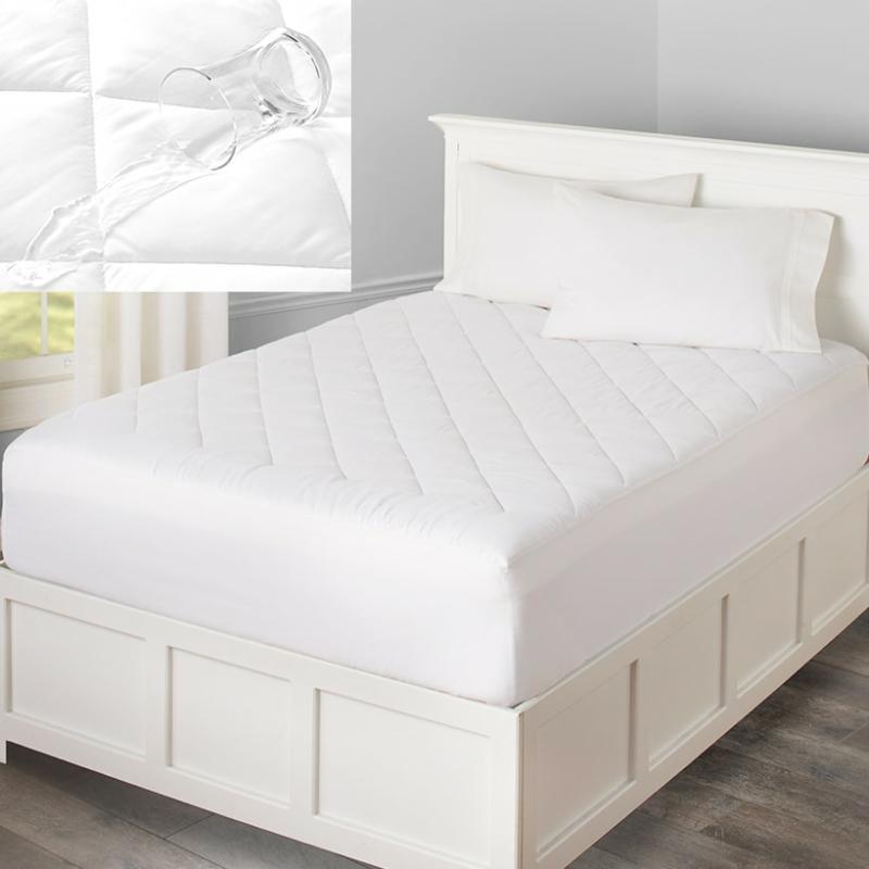 Essential Quilted Microfiber Mattress Pads  |   Basic Bedding & Pillows Basic Bedding & Pillows Basic Bedding & Pillows