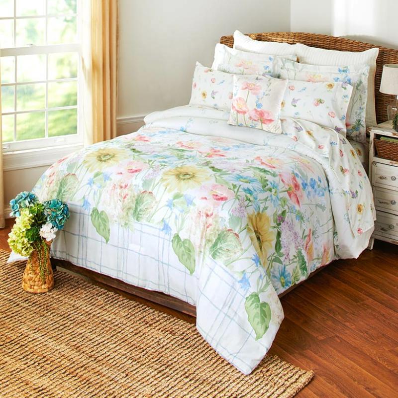 Farm Fresh Flowers Bedroom Ensemble  |   Comforters & Quilts Bed & Bath Comforters & Quilts