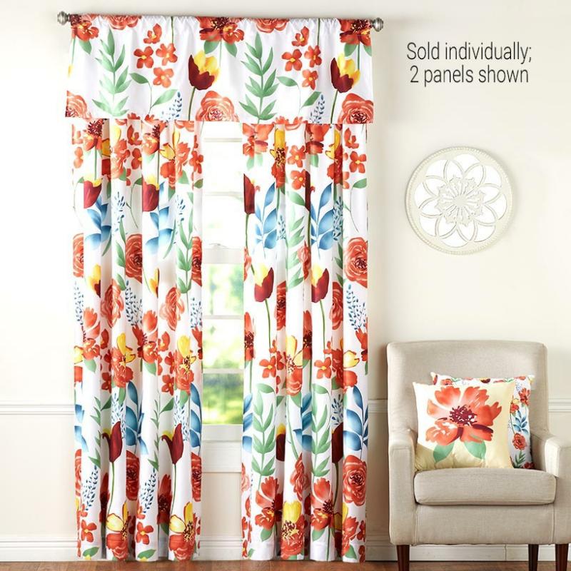 Garden Delight Window Panel Or Accent Pillows  |   Curtains & Window Coverings Curtains & Window Coverings Curtains & Window Coverings