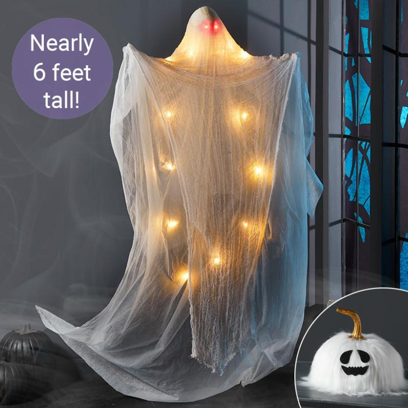 Ghostly White Halloween Accents  |   Decorative Accents Decorative Accents Decorative Accents