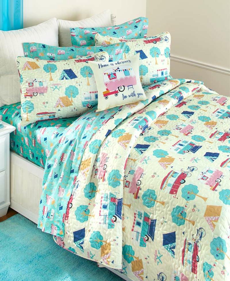 Glamper Quilted Bedding Ensemble  |   Comforters & Quilts Bed & Bath Comforters & Quilts