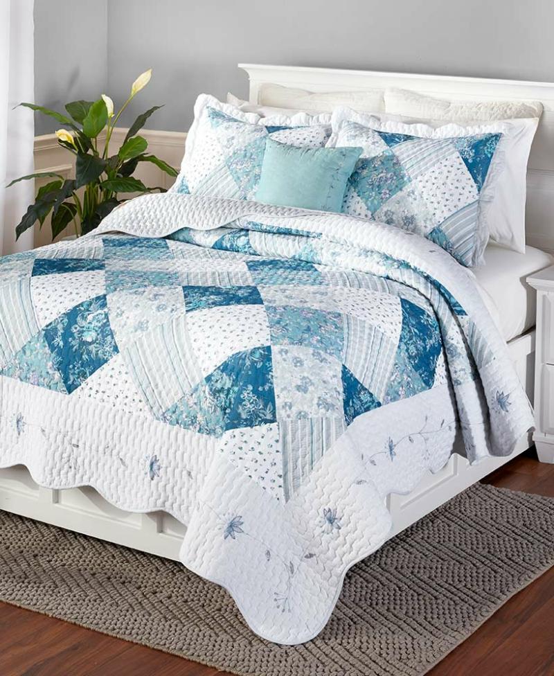 Glenbrook Embroidered Accent Pillow Or Sham  |   Comforters & Quilts Bed & Bath Comforters & Quilts