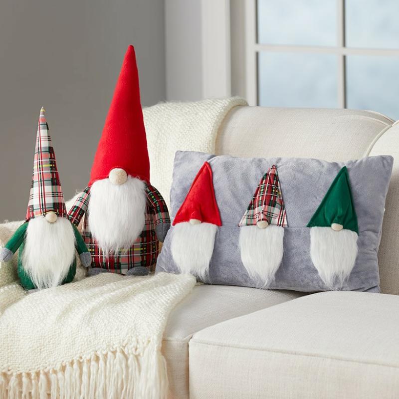 Gnome Accent Pillows  |   Throws & Accent Pillows Home Decor Throws & Accent Pillows