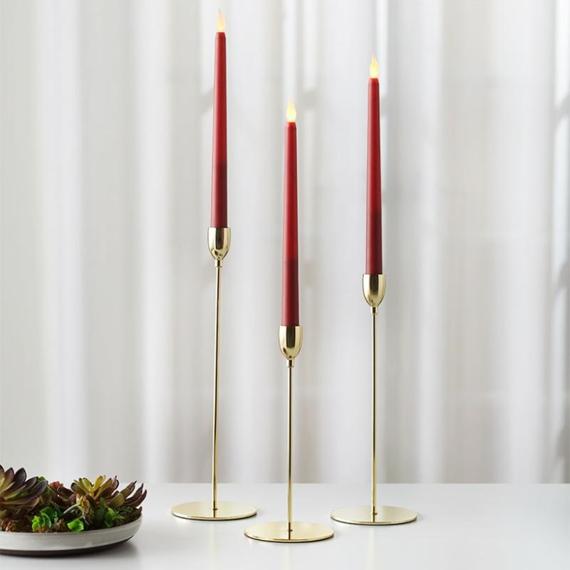 Gold Taper Candleholder  |   Candles & Candleholders Candles & Candleholders Candles & Candleholders