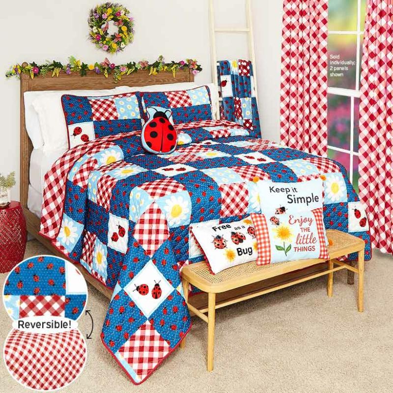 Ladybug Quilt Ensemble  |   Comforters & Quilts Bed & Bath Comforters & Quilts