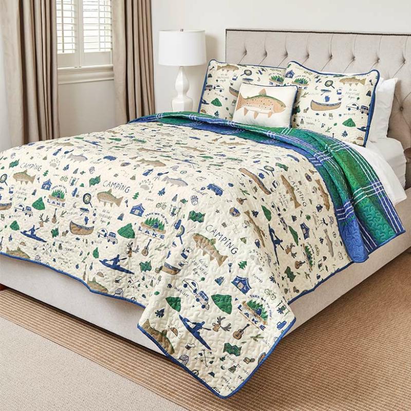 Lake Life Quilt Ensemble  |   Comforters & Quilts Bed & Bath Comforters & Quilts