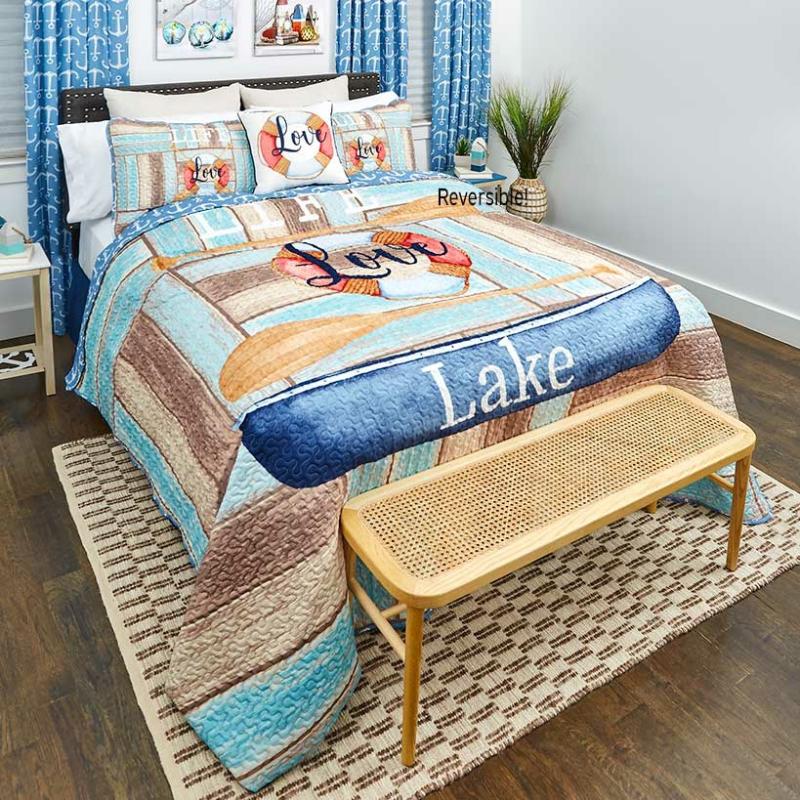 Life Love Lake Quilt Ensemble  |   Comforters & Quilts Bed & Bath Comforters & Quilts