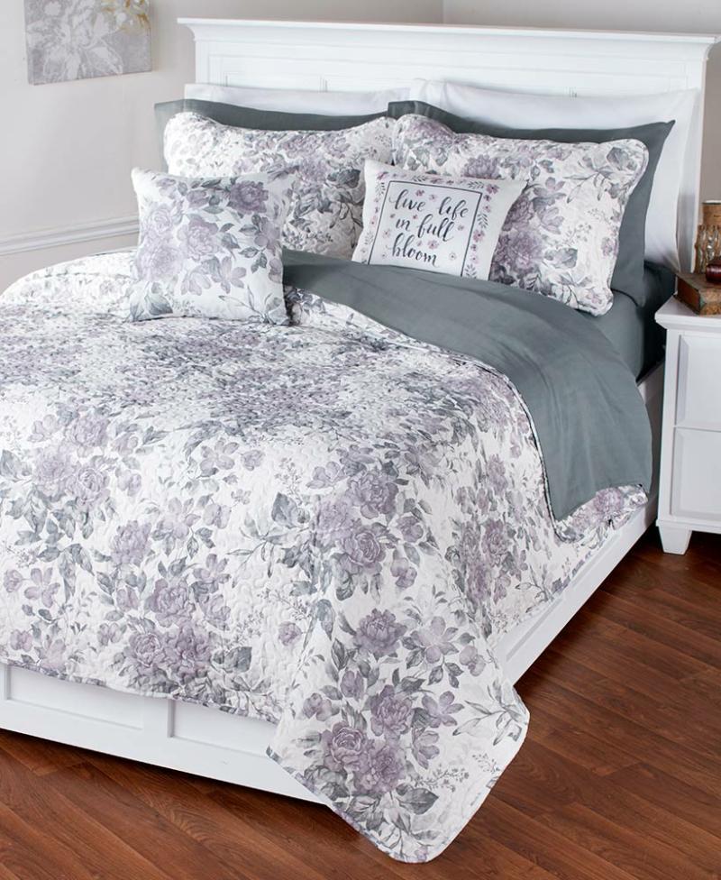 Meadow Cotton Quilted Bedding Ensemble  |   Comforters & Quilts Bed & Bath Comforters & Quilts