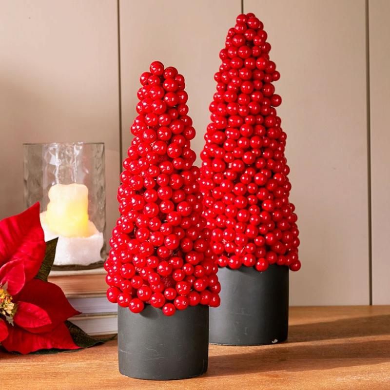 Merry Berry Tabletop Trees  |   Decorative Accents Decorative Accents Decorative Accents