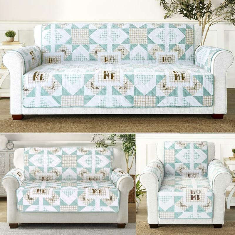 Monroe Block Check Furniture Covers  |   Slipcovers Home Decor Slipcovers