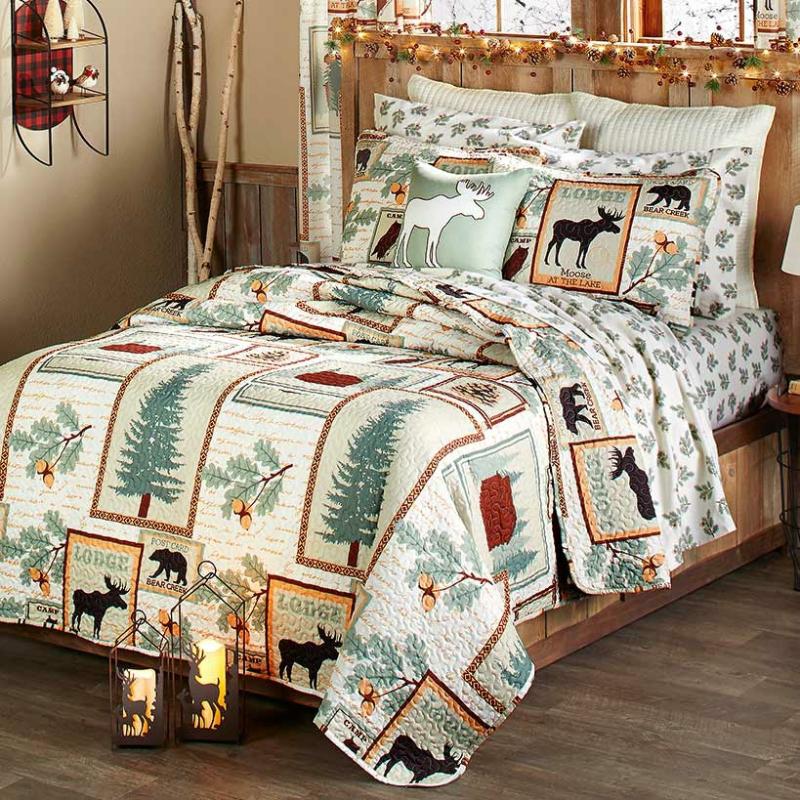 Mountain Lodge Quilt Or Sheet Set  |   Comforters & Quilts Bed & Bath Comforters & Quilts