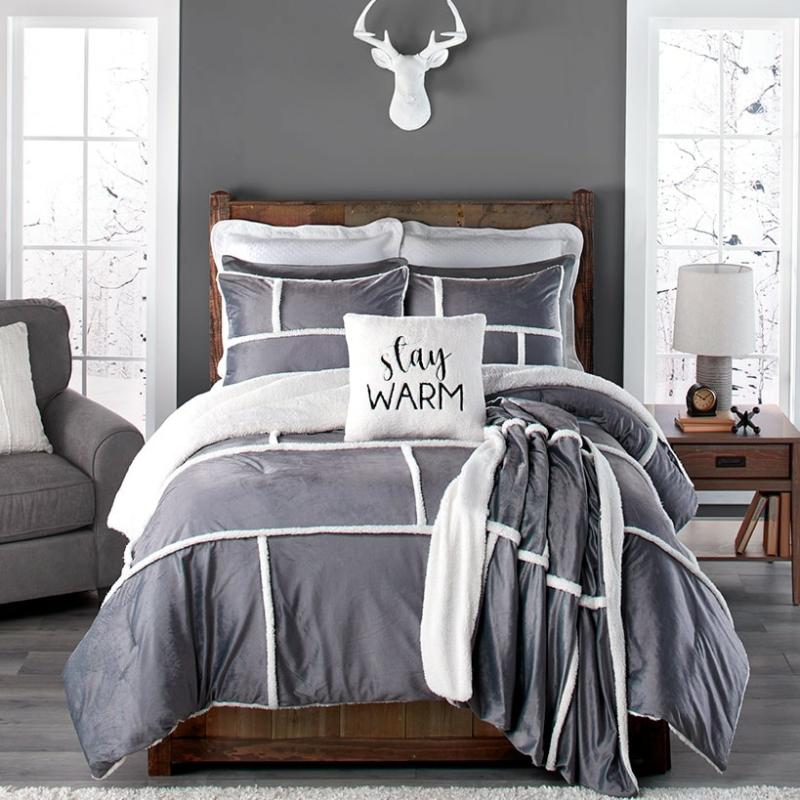 Plush Sherpa Bedding Collection  |   Comforters & Quilts Bed & Bath Comforters & Quilts