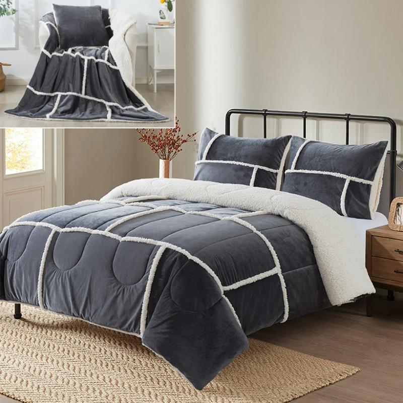 Plush Sherpa Bedding  |   Comforters & Quilts Bed & Bath Comforters & Quilts