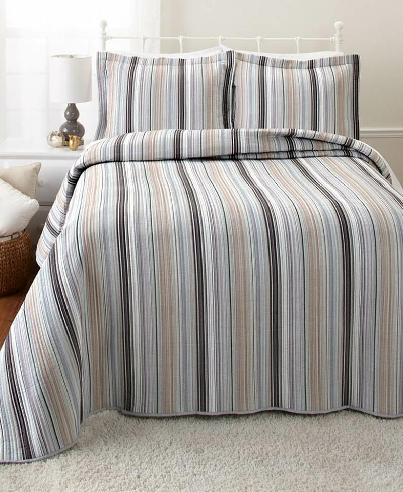 Retro Stripe Sham  |   Comforters & Quilts Bed & Bath Comforters & Quilts