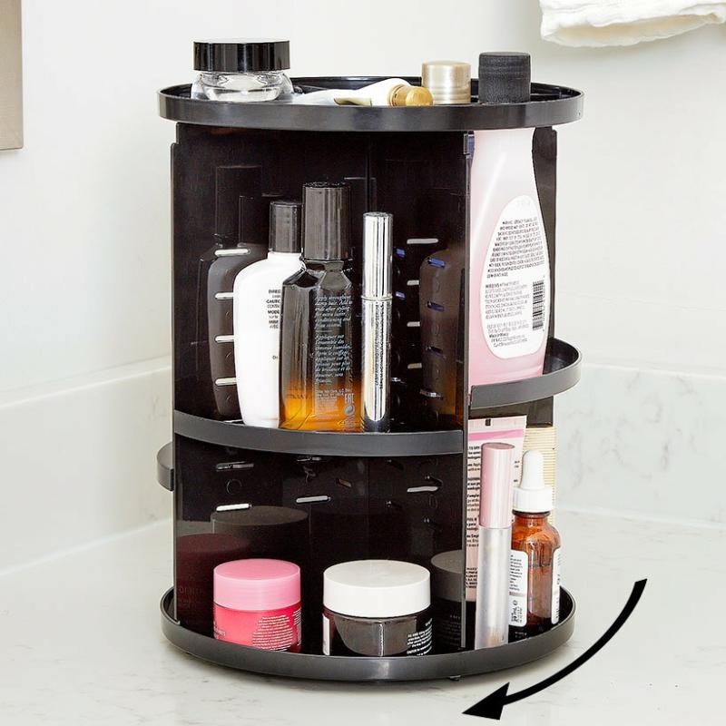 Rotating Makeup Tower Organizer  |   Bathroom Bathroom Bathroom