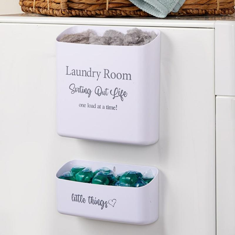 Set Of 2 Magnetic Lint/Laundry Bins  |   Laundry Laundry Laundry