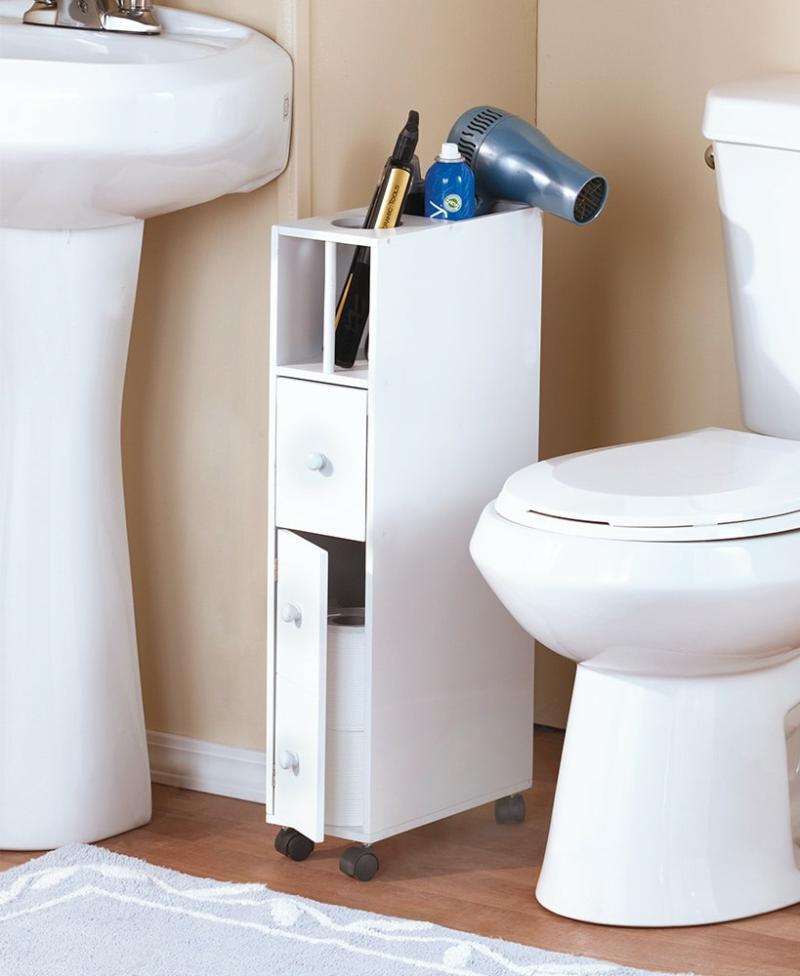 Slim Rolling Bathroom Storage Carts  |   Bathroom Bathroom Bathroom