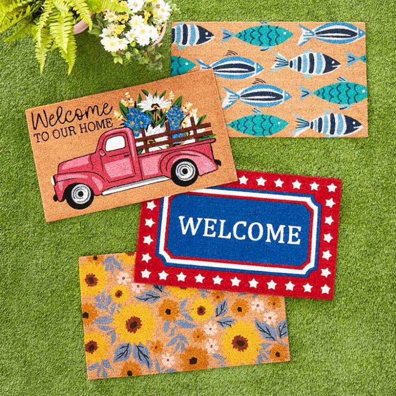 Summer Fun Coir Doormat  |   Rugs & Doormats Home Decor Rugs & Doormats