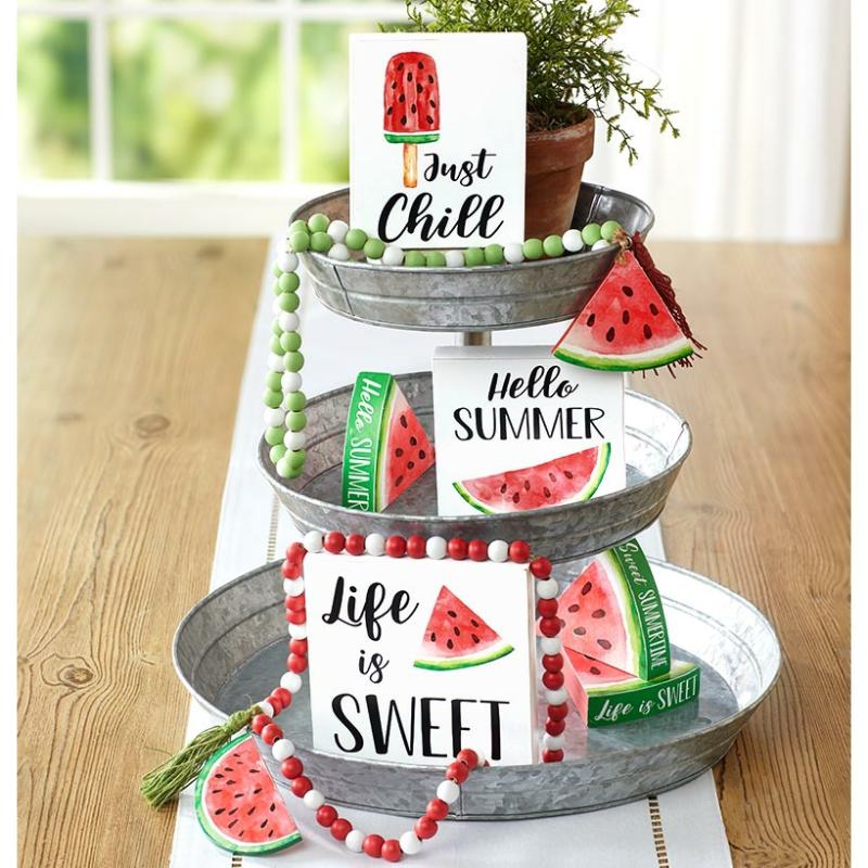 Summertime Watermelon Decor Accents  |   Decorative Accents Decorative Accents Decorative Accents