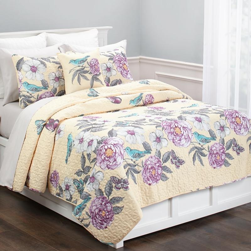 Valentina Quilted Bedding Ensemble  |   Comforters & Quilts Bed & Bath Comforters & Quilts