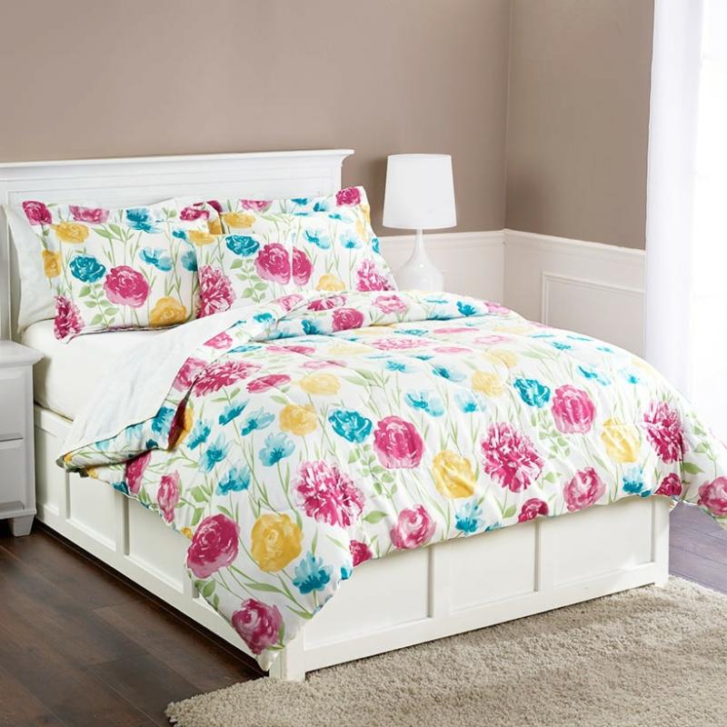 Watercolor Bloom Bedding Collection  |   Comforters & Quilts Bed & Bath Comforters & Quilts