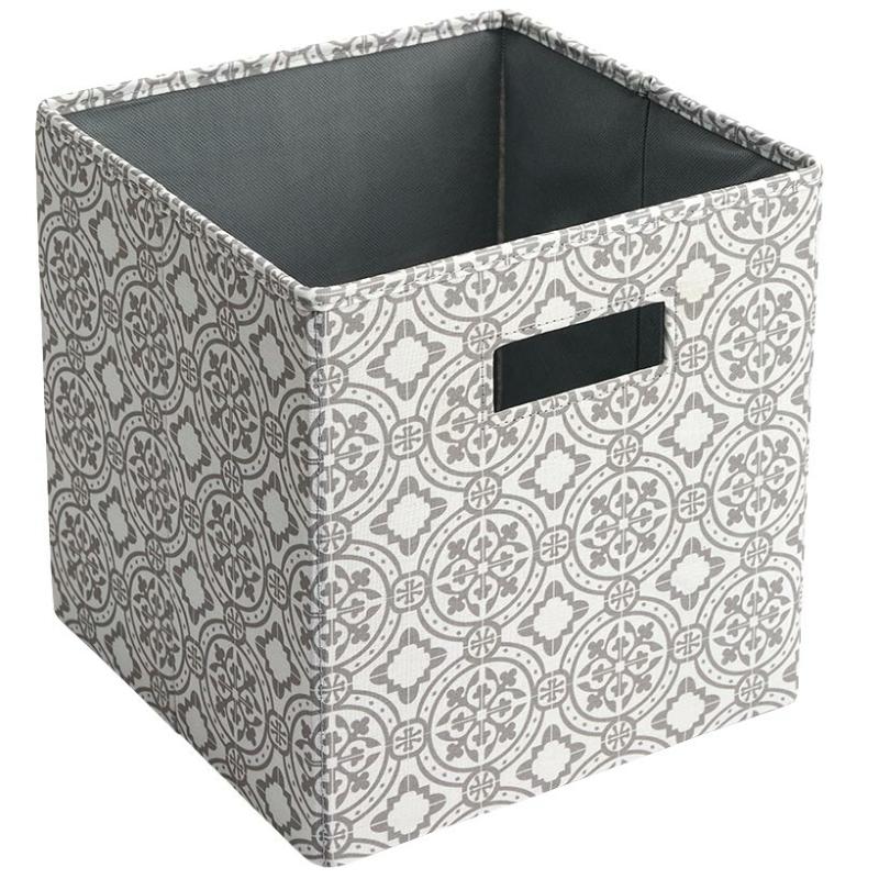 Whitmor Patterned Storage Cube  |   Household Household Household