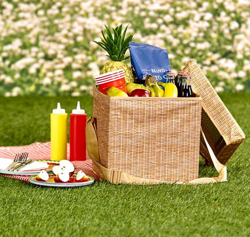 Wicker Picnic Cooler Seat  |   Household Household Household