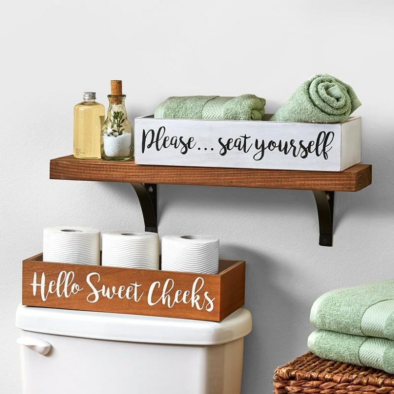 Toilet Tank Topper Trays  |   Bathroom Bathroom Bathroom