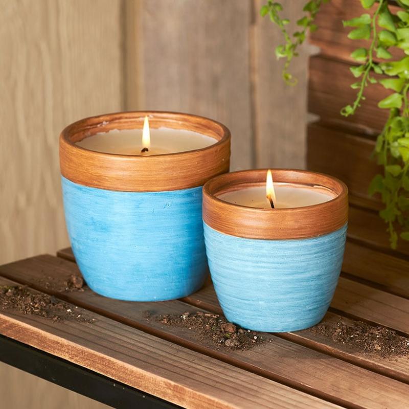 Ceramic Citronella Candle Pots  |   Candles & Candleholders Candles & Candleholders Candles & Candleholders