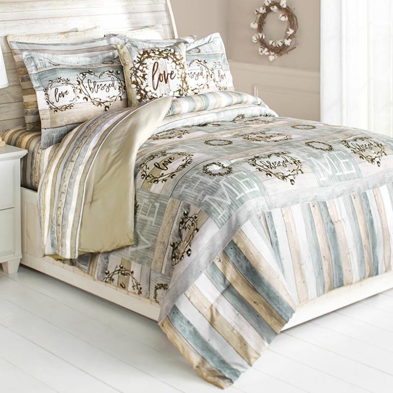 Cotton Boll Bedroom Ensemble  |   Sheets, Shams & Blankets Bed & Bath Comforters & Quilts