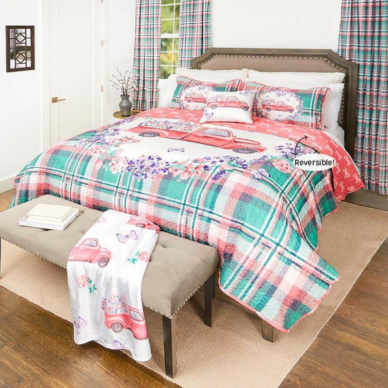 Spring Truck Quilt Ensemble  |   Comforters & Quilts Bed & Bath Comforters & Quilts